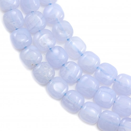 Blue Chalcedony, in square shaped 6mm x 39cm