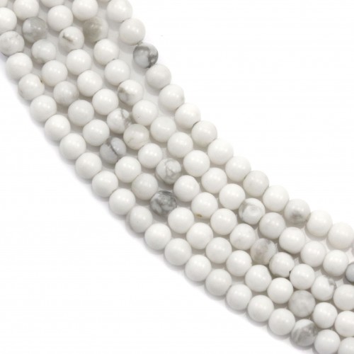 Howlite ronde  2mm x 40cm