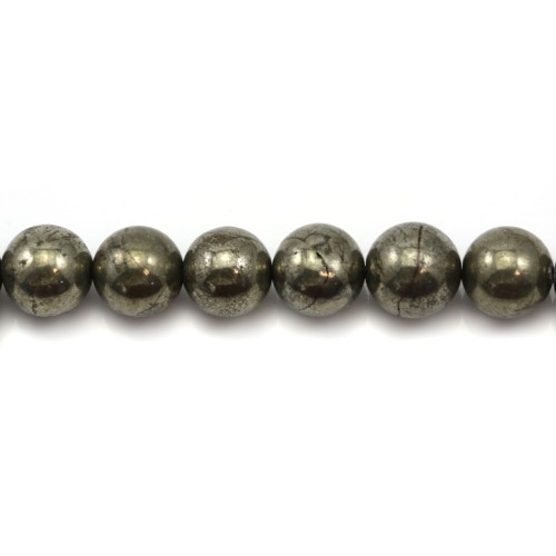 Pyrite Ronde 3mm x 20 pcs 
