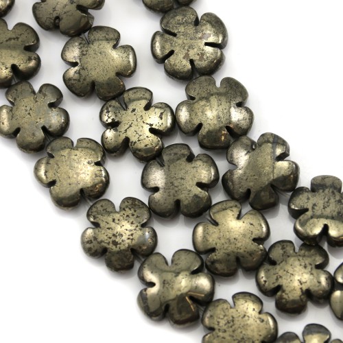 Pyrite fleur 12mm x 40cm 
