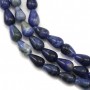 Sodalite goutte 5x8mm x 40cm