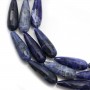 Sodalite faceted drop 10x30mm x 40cm (13pcs)