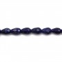 Sodalite goutte facette 5x8mm x 40cm