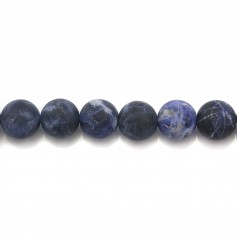 Sodalite matte ronde 6mm x 10 st