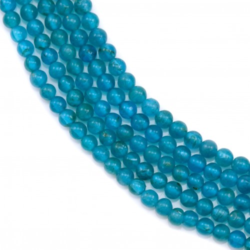 Apatite, round, 2mm x 39cm