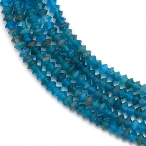 Apatite, rotondo sfaccettato, 2x3mm x 39cm