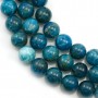 Apatite round faceted 3x4.5mm x 40cm