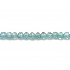 Apatite rondelle facette 2x3mm x 4pcs