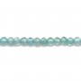 Apatite rondelle facette 2x3mm x 4pcs
