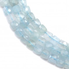 Multicolored tourmaline, in round and flat faceted shape, 4mm x 40cm