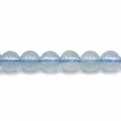 Aigue-Marine Rond 5mm x 40cm