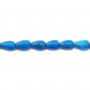 Turquoise reconstituted drop 5x8mm x 40cm