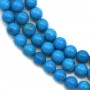 Turquoise reconstitute Round 6mm x 40cm