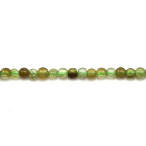 Green garnet round 3mm x 40cm