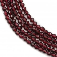 Garnet Faceted Round 3mm x 35cm