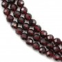Garnet Faceted Round 4mm x 40cm