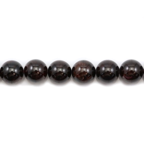 Garnet Round 12mm x 40cm