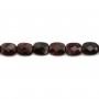 Garnet rectangle faceted 7x9mm x 40cm