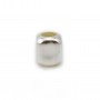 Cubo distanziatore 2,5 mm argento 925 x 10 pezzi