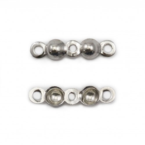 Cache noeuds 3 mm en Argent 925 x10  