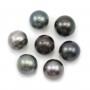 Tahitian cultured pearl, round, 12-13mm, D x 1pc
