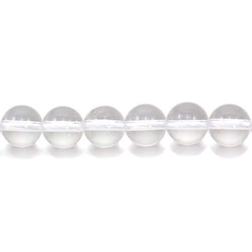 Rock Crystal Quartz Round 4mm x 20 pcs