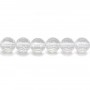 Cristal de roche Ronde Facette 6mm x 40cm