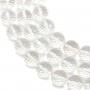 Rock Crystal Quartz Faceted Round 12mm x 40cm