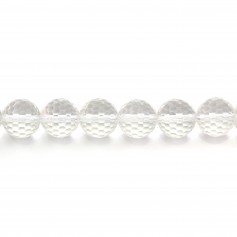 Cristal de roche Ronde Facette