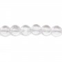 Cristal de roche Rond Plat 10mm x 4 pcs