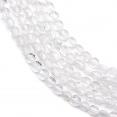 Rock crystal round faceted 2mm x 40cm