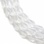 Cristal de roche Goutte Facette 6x9mm x 40cm