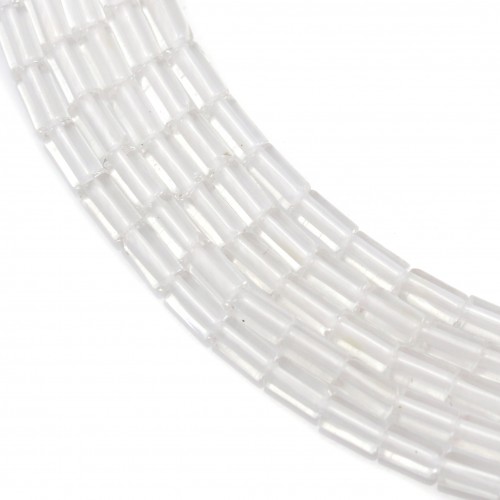 Cristal de roche tube 2x4mm x 40cm