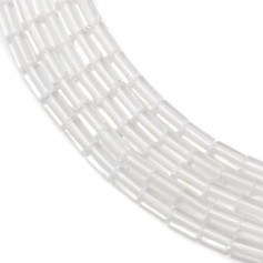 Cristal de roche tube 2x4mm x 40cm