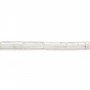 Cristal de roche, en forme de tube 4x13mm x 40cm