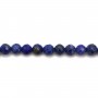 Lapis-lazuli round faceted 3mm x 40cm