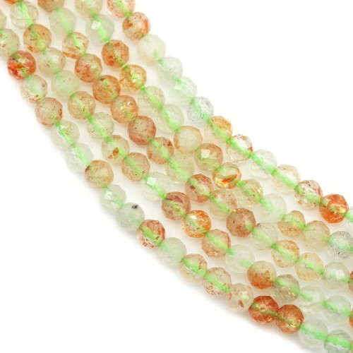 Arusha redonda facetada 2mm x 40cm