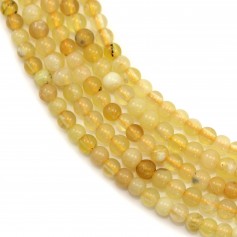 Yellow Opal round 3mm x 40cm
