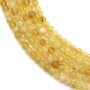 Yellow Opal round 3mm x 40cm