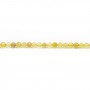 Opal Jaune Ronde facette 3mm x 40cm