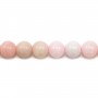 Pink Opal round 6mm x 40cm