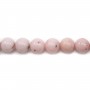 Opale rose pâle rond 10mm x 40cm