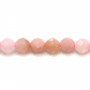 Opal pink, in faceted round shaped, and in size of 2mm x 40cm