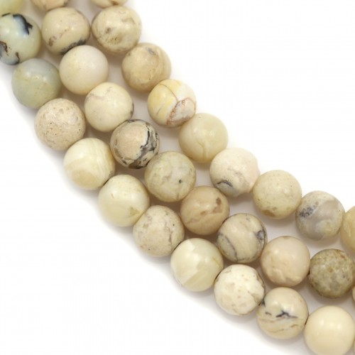 Afrikanischer Opal rund 4mm x 40cm