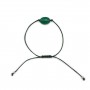 Bracelet cordon Agate verte