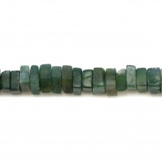 Howlite in beige color, in shaped of a roundel, 3 * 4mm x 40cm