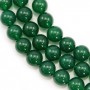 Green Agate round 10mm x 40cm