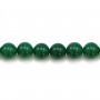 Agate verte ronde 12mm x 4 pcs