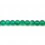 Green Agate round 3mm x 40cm