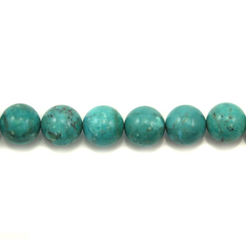 Turquoise round 10mm x 1pc